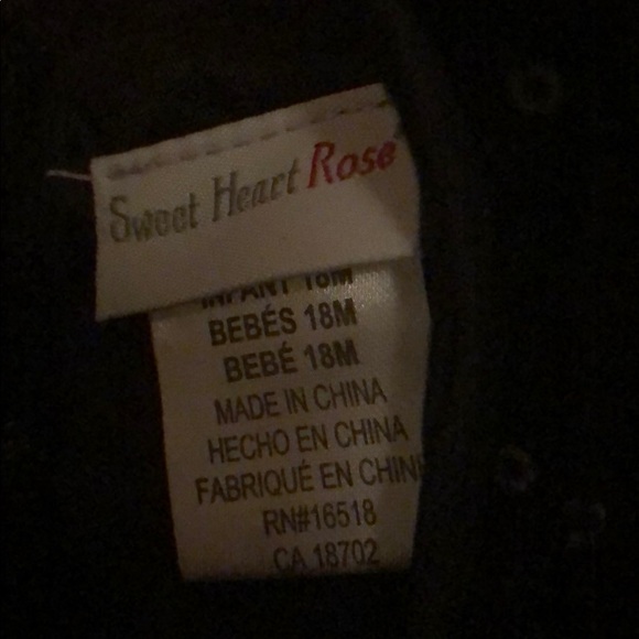 Christmas dress with diaper cover - Picture 2 of 2